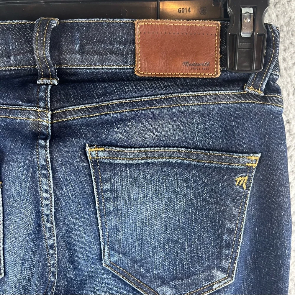 Madewell Women’s Skinny Skinny‎ Dark Wash Mid-Rise Cuffed Jeans Size 25 - Picture 14 of 14